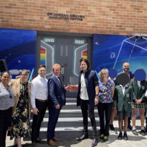 Congrats to Series 12 guest <a href="/DocJordy/">Dr Jordan Nguyen</a> for officially opening the Dr Jordan Nguyen Innovation Centre, named by the students, at his former primary school, Baulkham Hills North Public School NSW. Amazing! 

Listen to our chat with Jordan via: podcasts.apple.com/au/podcast/gam… #GameChangers