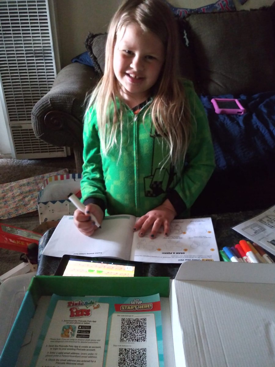 okayinok's tweet photo. I hosted a #PixicadePets party by #tryazon Kids get to draw pets and bring them to life on on mobile device #bitogenius https://t.co/ctOUo3k2u3