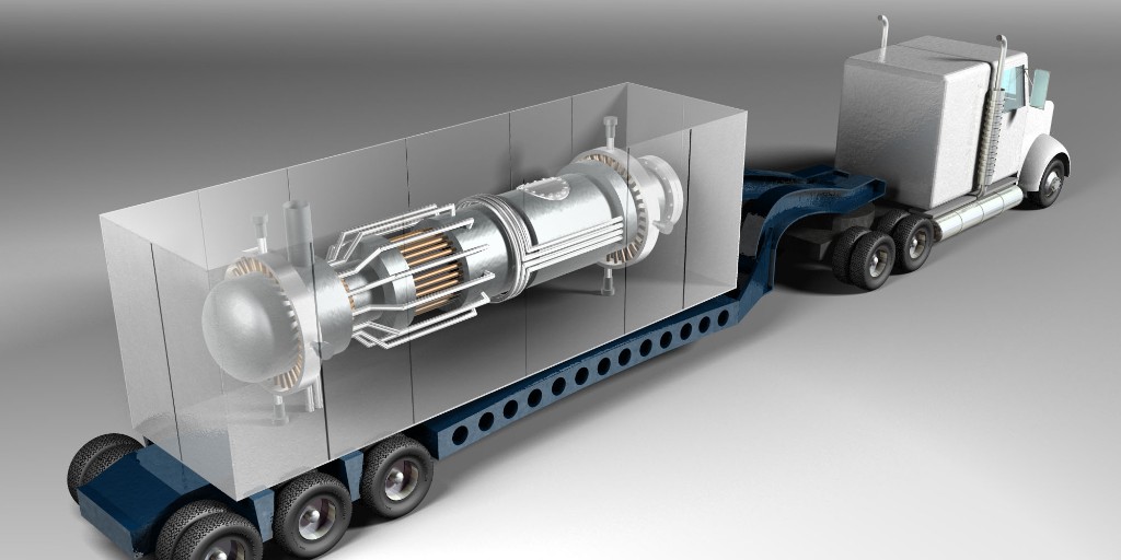 GovNuclear's tweet photo. NUCLEAR 101: Microreactors are factory-built, plug-and-play reactors. They can be used to power military bases, disaster recovery efforts or remote locations where traditional infrastructure doesn’t exist. 

Learn more: https://t.co/pqgJw9WtUC https://t.co/oLWvlwzzla
