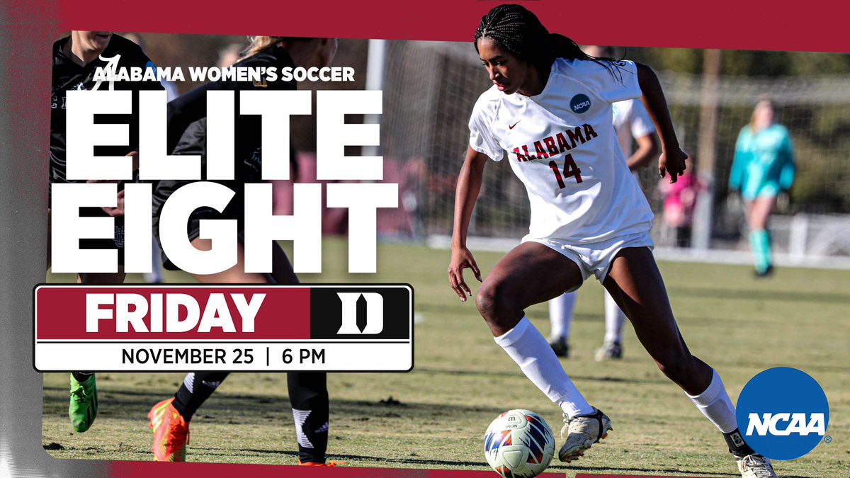 AlabamaSoccer's tweet photo. Who's ready for Friday!! 🙋‍♀️

#RollTide https://t.co/JdshAO0Aiy