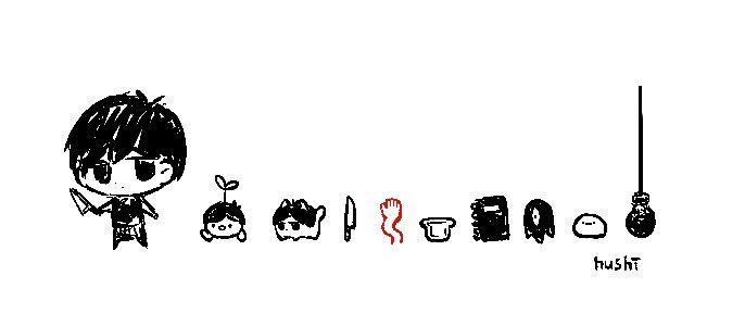hushi_omo's tweet photo. 🔪🍞💡
 #OMORIFANART #omori https://t.co/q3vt4VXxTK