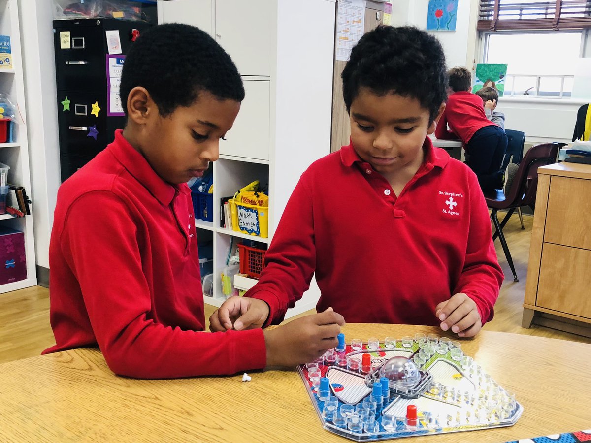 SSSAS_Lower's tweet photo. Math isn’t just about numbers and formulas! Board games help students develop deeper math thinking, multi-step problem solving, spatial reasoning, pattern recognition, and much more. @SSSASsaints #SSSASGrade2 https://t.co/gsX7wCCKqD