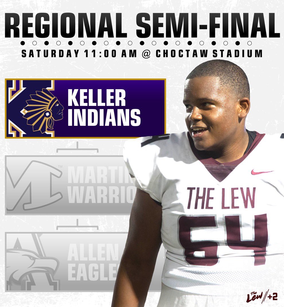 LewisvilleHS's tweet photo. TICKETS AVAILABLE NOW!
🏆: Regional Semi-Final
🆚: Keller Indians
📍: Choctaw Stadium - 1000 BallPark Way Arlington
📆: Sat, Nov. 26
🕰️: 11:00 AM

TICKETS:
https://t.co/WpU9B0HS2d

Home Plate Gate
Student Section 37
Clear Bag
NO District/THSCA Passes
$17- at Gate
$15- Parking https://t.co/sgt4c970yp
