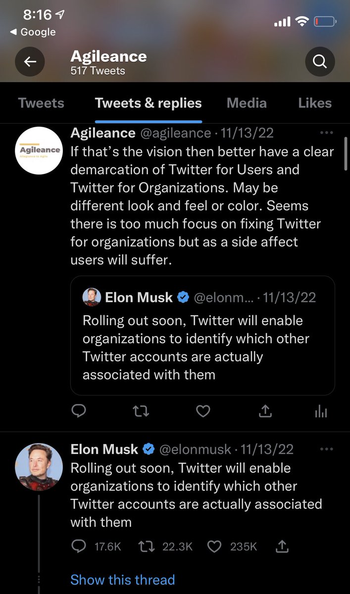 agileance's tweet photo. @elonmusk Some credit please??? We posted exactly same concept few days back. #Elonmusk #TwitterBlue https://t.co/50YSGPgg99