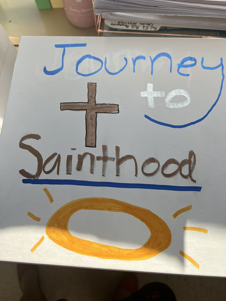Leah Ramsdell (@leahramsdell5) on Twitter photo 8th grade has spent the last few days working on making board games to teach about the steps to become a saint. I got a good laugh over the name of the one on the left! So impressed with their creativity and knowledge. <a href="/scsnorwood/">St. Catherine of Siena School</a> <a href="/missrumphius722/">Beth</a> <a href="/CSOboston/">Catholic Schools Office Archdiocese of Boston</a> @BostonCathSupt 8th grade has spent the last few days working on making board games to teach about the steps to become a saint. I got a good laugh over the name of the one on the left! So impressed with their creativity and knowledge. <a href="/scsnorwood/">St. Catherine of Siena School</a> <a href="/missrumphius722/">Beth</a> <a href="/CSOboston/">Catholic Schools Office Archdiocese of Boston</a> @BostonCathSupt