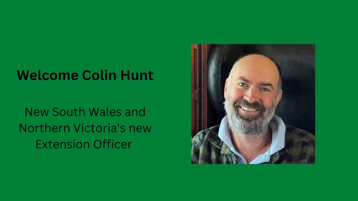 Welcome Colin Hunt, our new Extension Officer for New South Wales (NSW). With a background in retail and production nurseries, consultancy, and landscaping, Colin brings over 30 years of experience in the horticulture industry. bit.ly/3EcrT25 @Hort_Au #plantnursery