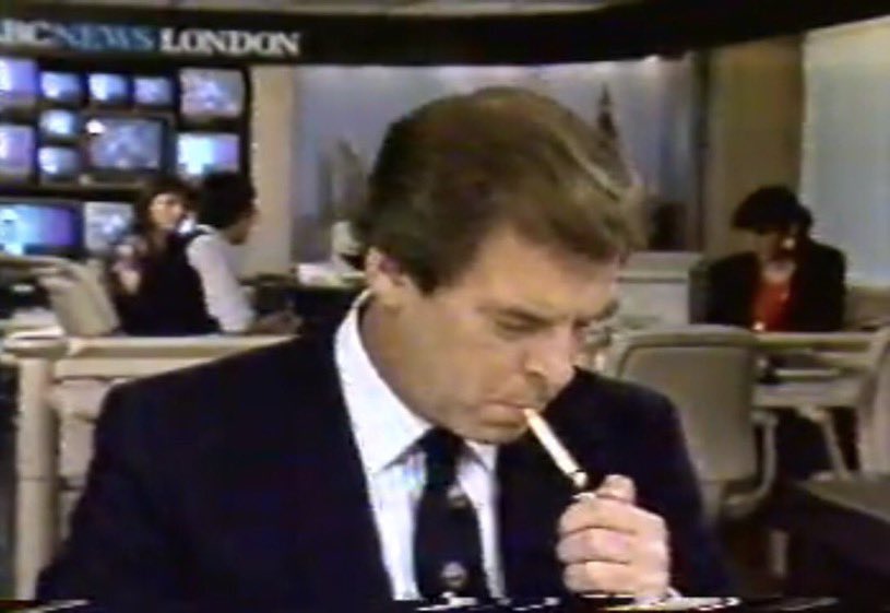 I miss the days when the news smacked so goddamn hard Peter Jennings had to fire up a heater just to deliver that shit.