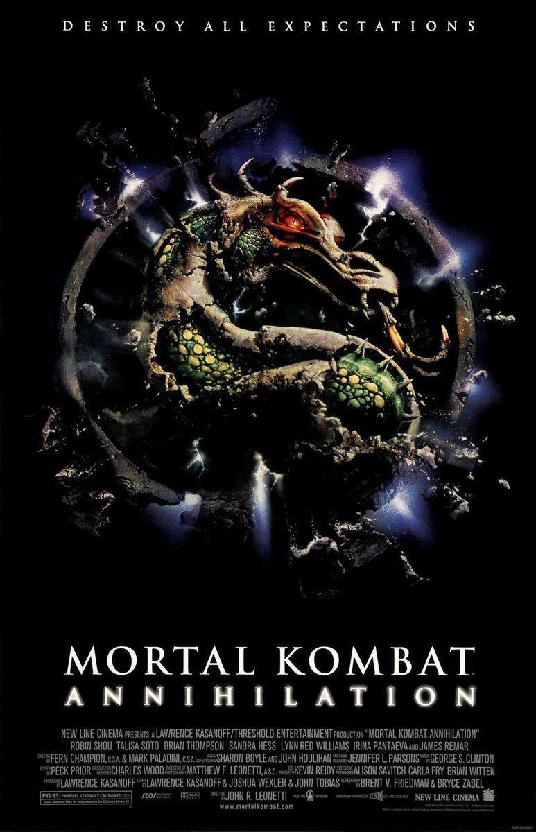 FilmNewsNos's tweet photo. 🎬MOVIE HISTORY: 25 years ago today, November 21, 1997, the movie ‘Mortal Kombat: Annihilation’ opened in theaters!
#RobinShou #TalisaSoto #ChrisConrad #BrianThompson #SandraHess #IrinaPantaeva #JamesRemar #LynnWilliams #MusettaVander #JohnRLeonetti https://t.co/BjexDmNdgN