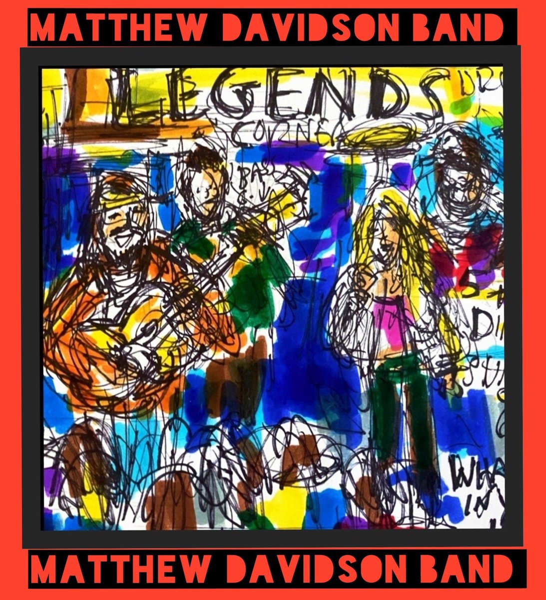 Sketching live music <a href="/LegendsCorner/">Legends Corner</a> -Thank you #MatthewDavidsonBand #Francelle