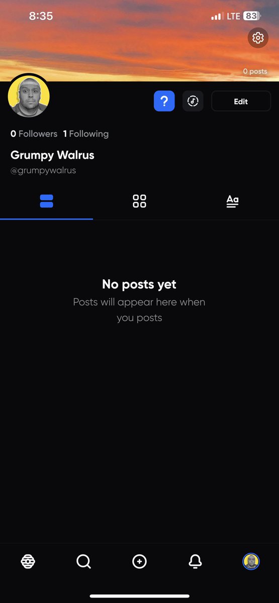 So I did a thing… I don’t really post a lot on Twitter… but if you have the bee app and wanna be mutuals, feel free to find me there. Maybe I’ll be more active on a new platform.