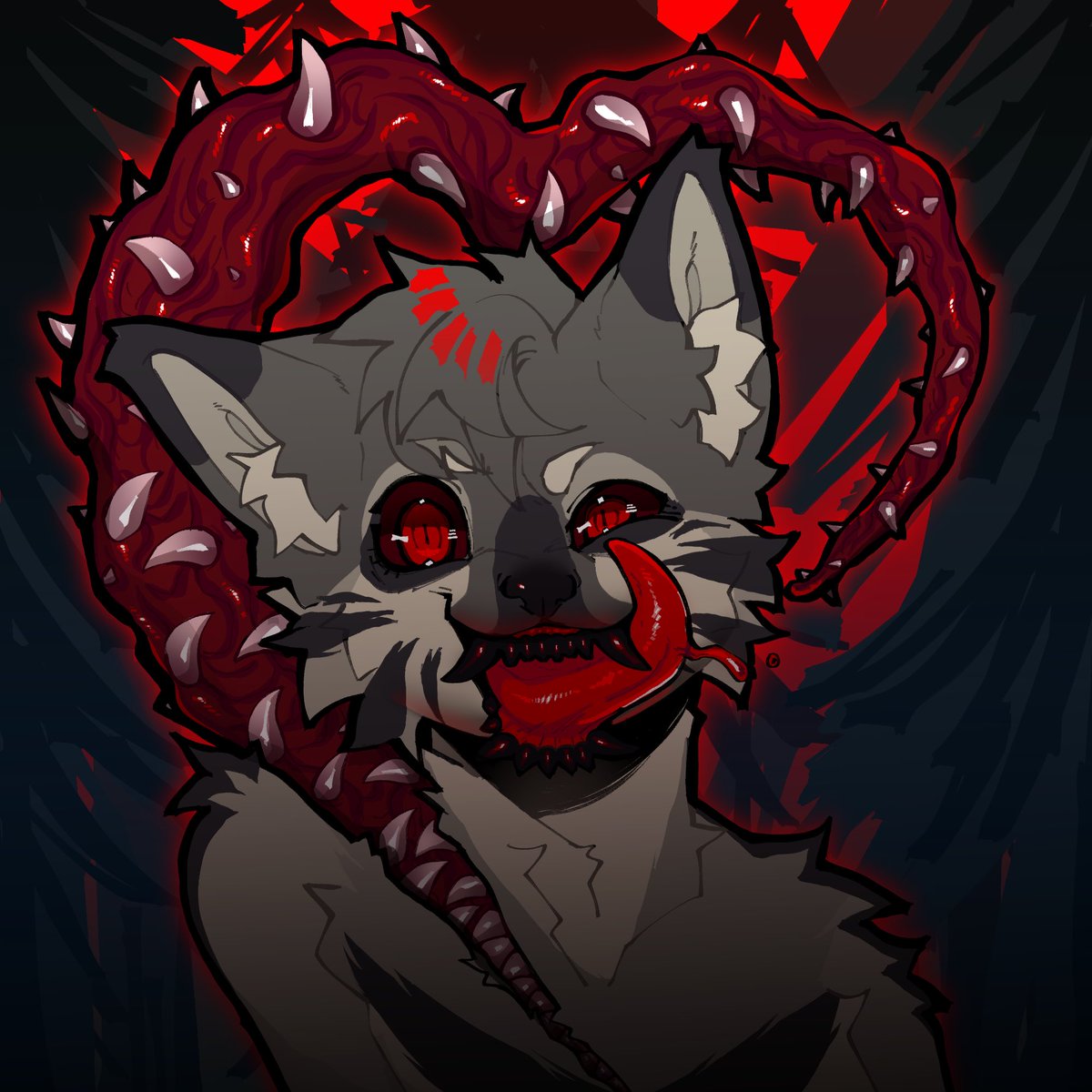 「[body horror cw] 」|🍑 𝖓𝖎𝖈𝖔𝖑𝖑𝖔 🍑 coms open!のイラスト