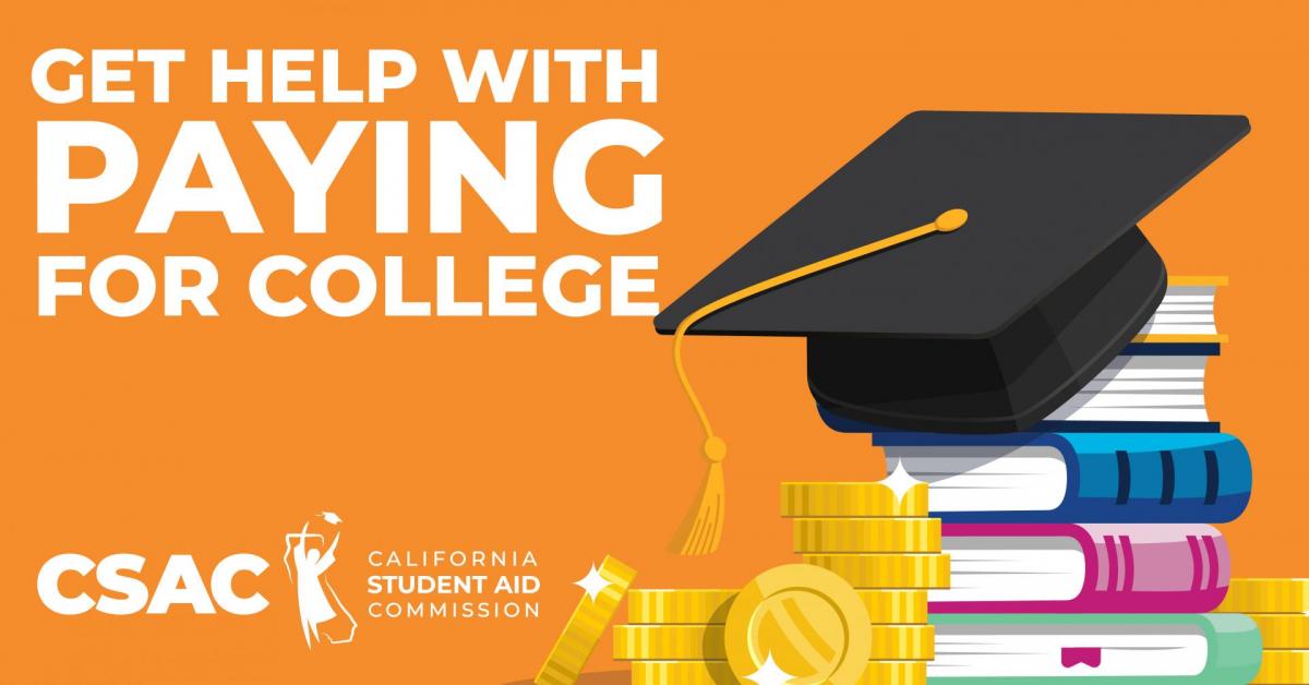 Has your student filled out the #FAFSA or #CADreamAct (CADAA) application yet? They could be eligible for thousands of dollars in grants that don't have to be paid back! 💰 Find out if your student qualifies at csac.ca.gov/how-apply 🌈

#FinancialPaid #GIATogether #CSAC