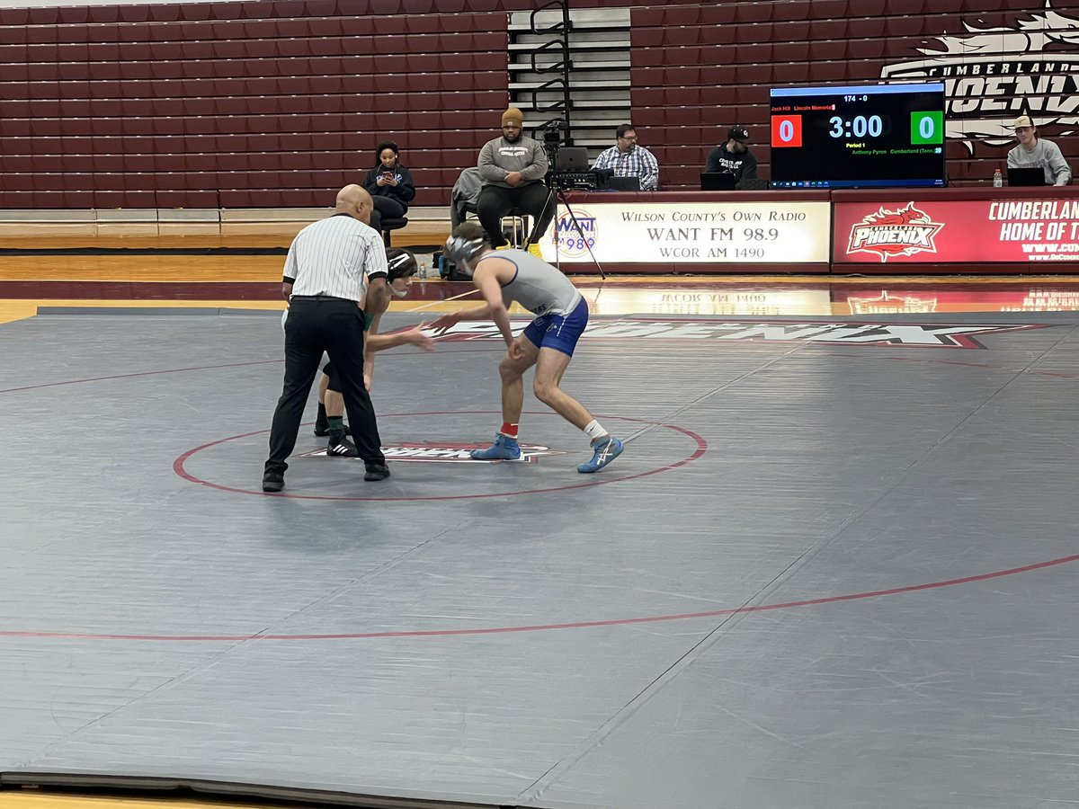 wcsSHSjp's tweet photo. Great night catching Spartan Alum, Jack Hill, wrestling at Cumberland University tonight! 💙🧡 https://t.co/Ma7JVXUs55