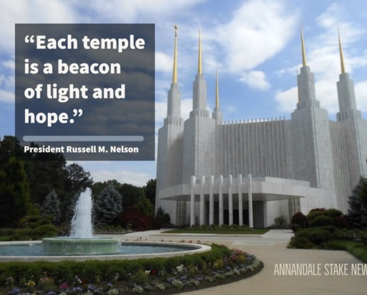 “Each temple is a beacon of light and hope.” ~ President Russell M. Nelson

#LDSTemples #LoveOneAnother #ChildrenOfGod #GodLovesYou #EternalLife #ShareGoodness #TrustGod #LightTheWorld #ComeUntoChrist #CountOnHim #FamiliesCanBeForever #TheChurchOfJesusChristOfLatterDaySaints