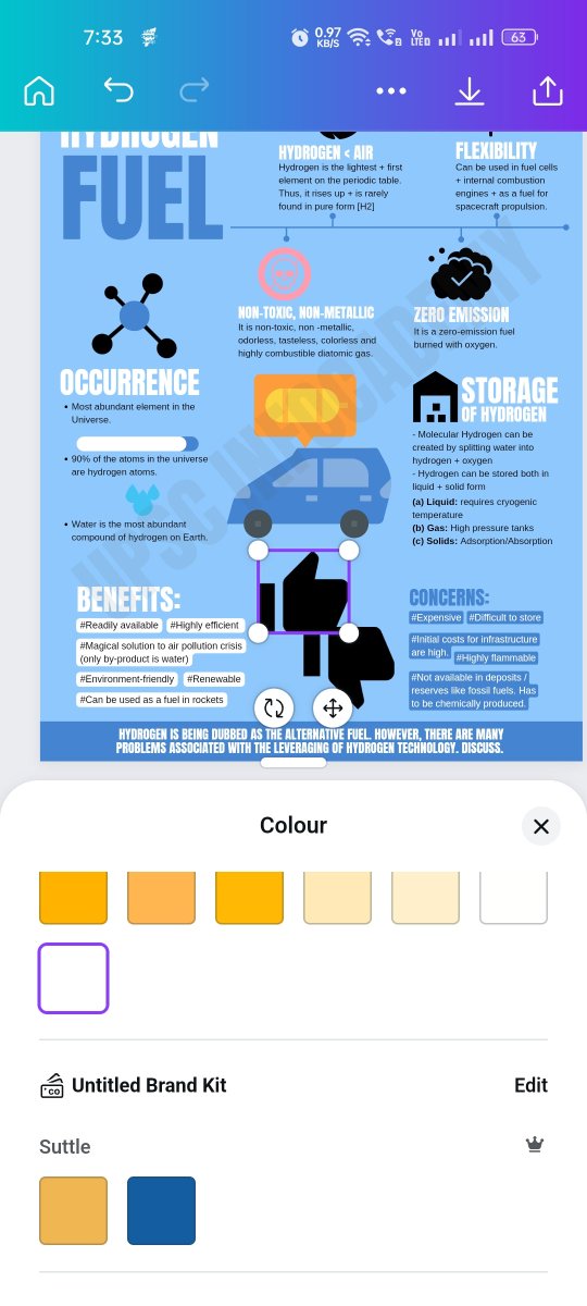 gokulramBE's tweet photo. @canva I'm facing a bug.
The vectors are turning black even after changing colours.. https://t.co/WLOFMsrb2W