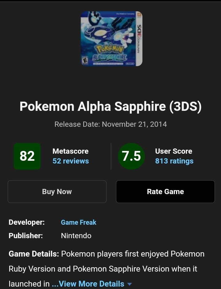 Ok if Kalos sucks real bad then now come it's upper mid compared to the games after it?
🤔🤔🤔🤔