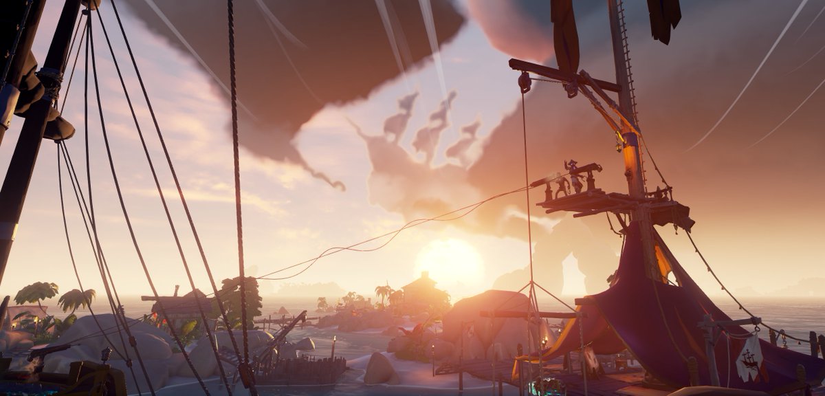 admiral_boxer's tweet photo. Moving cargo after a long day at sea.

Theme: Sunset Scenes
#SoTShot @SeaOfThieves

#SeaOfThieves #BeMorePirate https://t.co/ERQiIml2J9