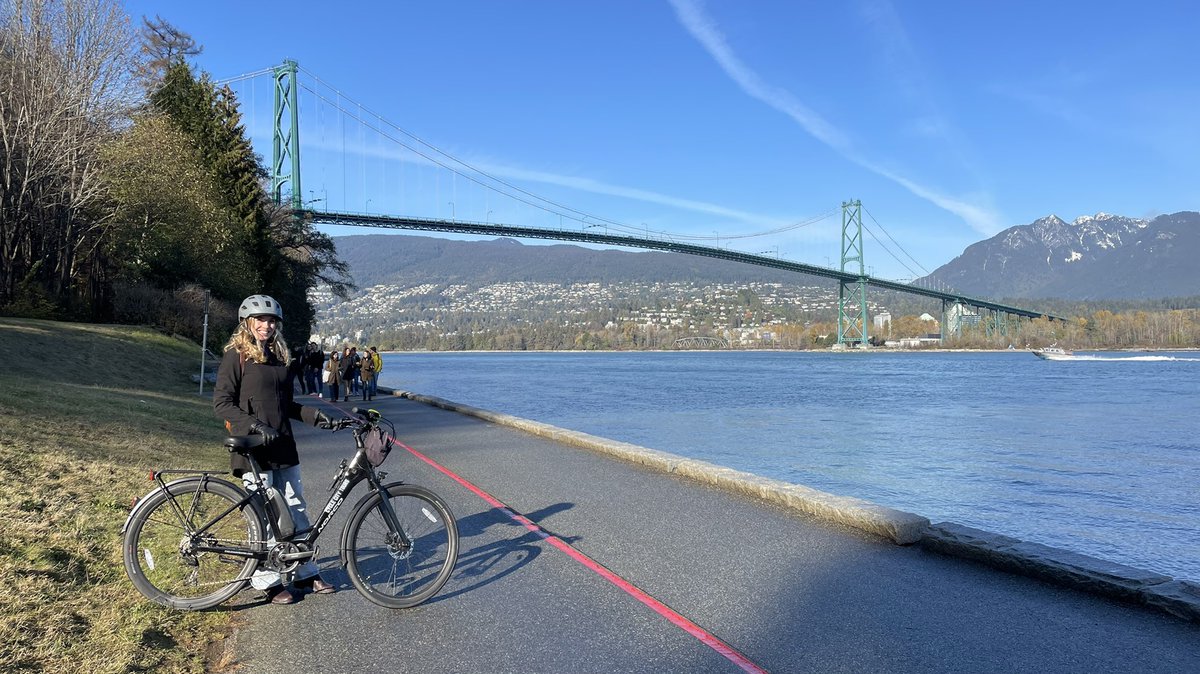 I rode an e-assist bike for the 1st time in #Vancouver recently &amp; was amazed
I could climb any hill &amp; rode for hours without tiring

Gov’ts should be doing everything to build &amp; maintain cycling infrastructure &amp; provide e-bike incentives to reduce congestion &amp; pollution in cities