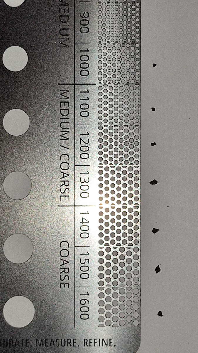 Do you remember that today I tweeted about having a good grinder that can deliver a more uniform coffee size particles? Well, in this picture you can see the difference between particles measured with a <a href="/KRUVEINC/">KRUVE</a> Brewler.

The size is in micrometers
(1000 micrometer = 1 mm)