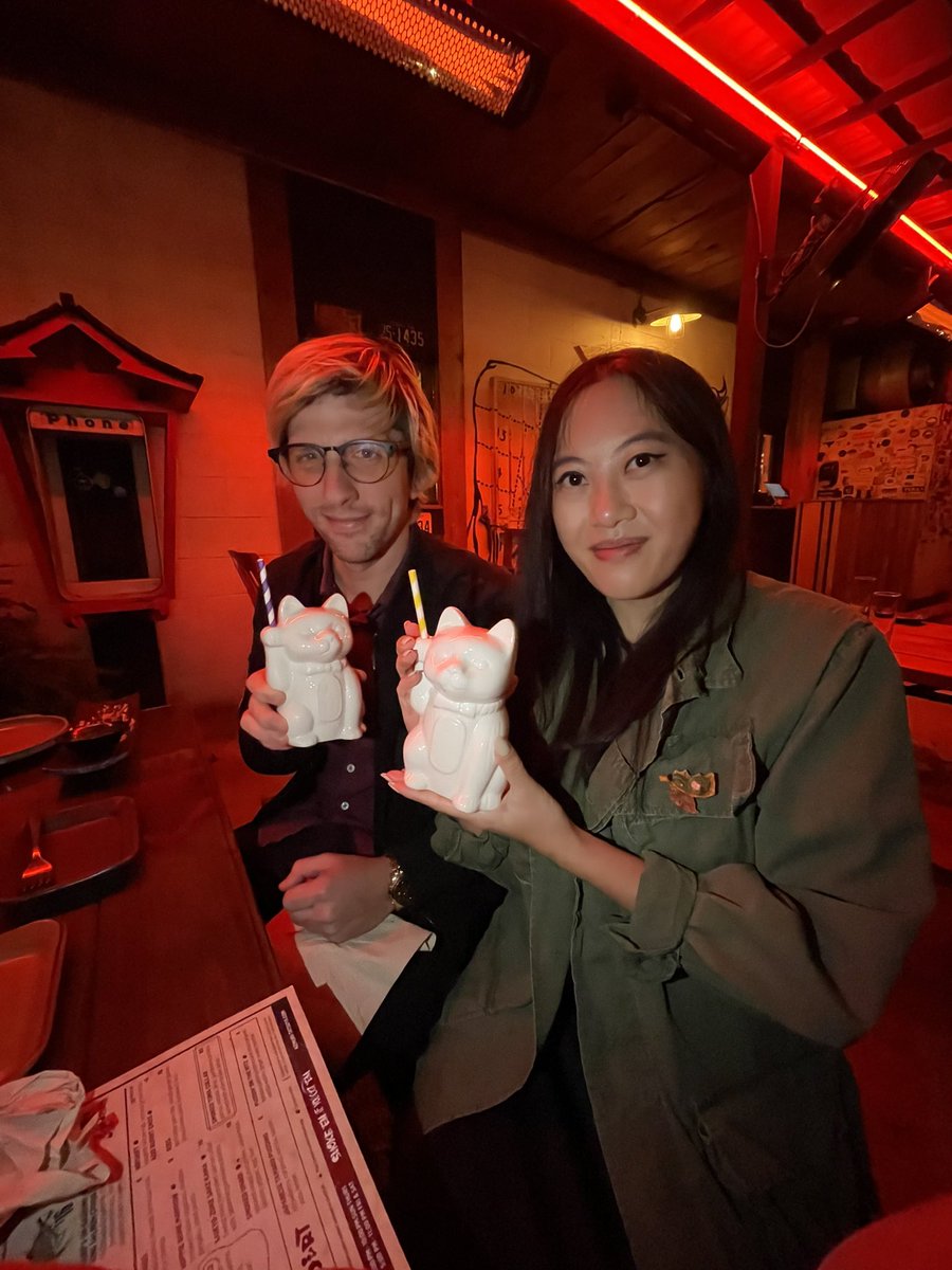 VolcomWolf's tweet image. Matcha Painkillers with Bae 🔥 @_tinybunny_