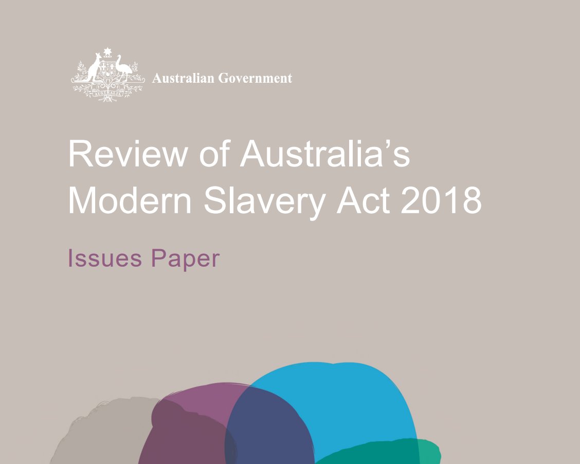 #ModernSlavery Act Review written submissions period closes today. Our submission recommends: 1. Specified due diligence steps. 2. Penalties for non-compliance. 3. Mandatory reporting on actual cases found. 4. Updated Guidance for reporters. Read it here: business-humanrights.org/en/latest-news…