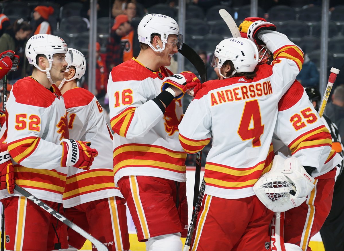 The Calgary Flames re-introduce their Blasty jerseys as their third jerseys  tonight : r/hockey