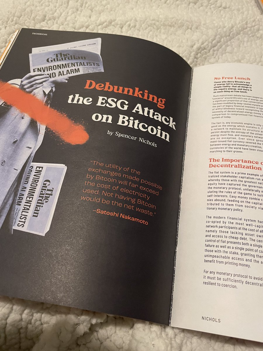 Spencer Nichols (@despencer_) on Twitter photo Today I got to chat with some students from <a href="/PointParkU/">Point Park University</a> about my piece “Debunking The ESG Attack on #Bitcoin” in The Orange Party Issue by <a href="/BitcoinMagazine/">Bitcoin Magazine</a>.
Had an absolute blast—very grateful for the opportunity to dispel the FUD and orange pill a few new Bitcoiners! Today I got to chat with some students from <a href="/PointParkU/">Point Park University</a> about my piece “Debunking The ESG Attack on #Bitcoin” in The Orange Party Issue by <a href="/BitcoinMagazine/">Bitcoin Magazine</a>.
Had an absolute blast—very grateful for the opportunity to dispel the FUD and orange pill a few new Bitcoiners!