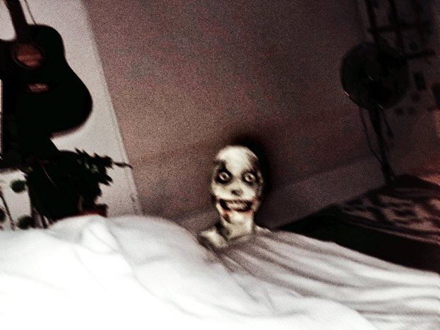 pistolsaint's tweet photo. played sophie at work today and my coworker told me it was legitimately scary, this was after i played marilyn manson all morning lmao https://t.co/SAchQPYMWr