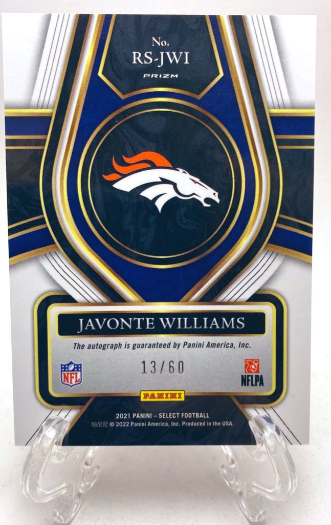 AGaggleOfKids's tweet photo. $50 w/ BMWT for either card!

-2022 Panini Origins Christian Watson Green Bay Packers  RC On-Card Auto

-2021 Panini Select Football Javonte Williams Red Auto Prizm Denver Broncos RC (13/60)
 
#AGOK #PBFS #ChristianWatson #JavonteWilliams https://t.co/Jt4vRf14kt