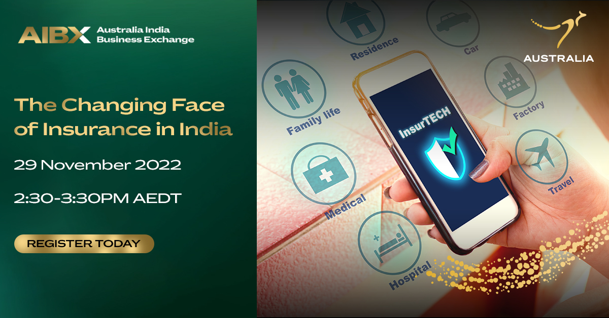 AustradeIndia's tweet photo. . @Austrade, in collaboration with @InsurtechAus  &amp; @IndiaInsurtech invites #Australian #Insurtech companies to a webinar on the Changing Face of Insurance in #India. Get an overview of the #insurance ecosystem &amp; strategies to manage risks. 

Register: https://t.co/pjCWnQvTOw https://t.co/PJAvfcrEdq
