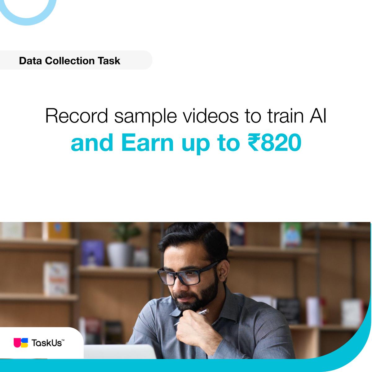 TaskVerse's tweet photo. Are you based in India?
Record videos and earn up to ₹820 in minutes. Yup, it’s that easy!
Sign up for our data collection task https://t.co/XKkgEQxJQr
#taskverse #india #freelance #remotegig #paidgig #gigwork https://t.co/MvO728Qopz