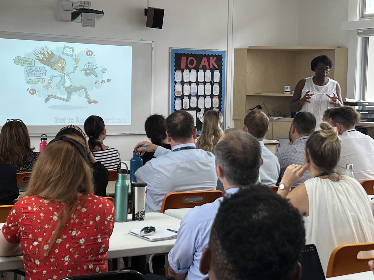 doverct's tweet image. We welcomed @diana_osagie for our professional staff learning last week. Everyone was inspired and challenged as leaders! Thank you for generating discussion and high expectations for us all. #DCISsg #professionallearning