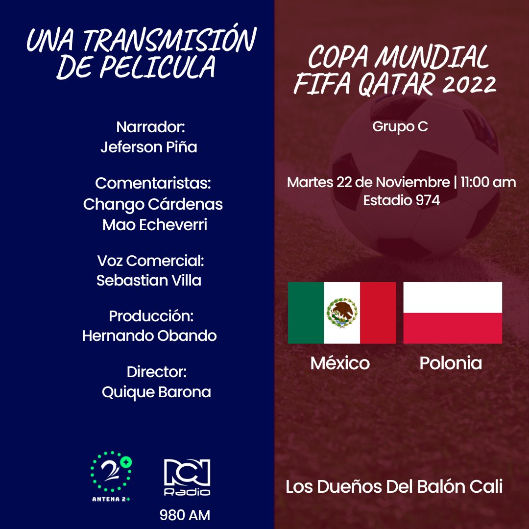Listos para debutar en el Mundial Qatar 2022