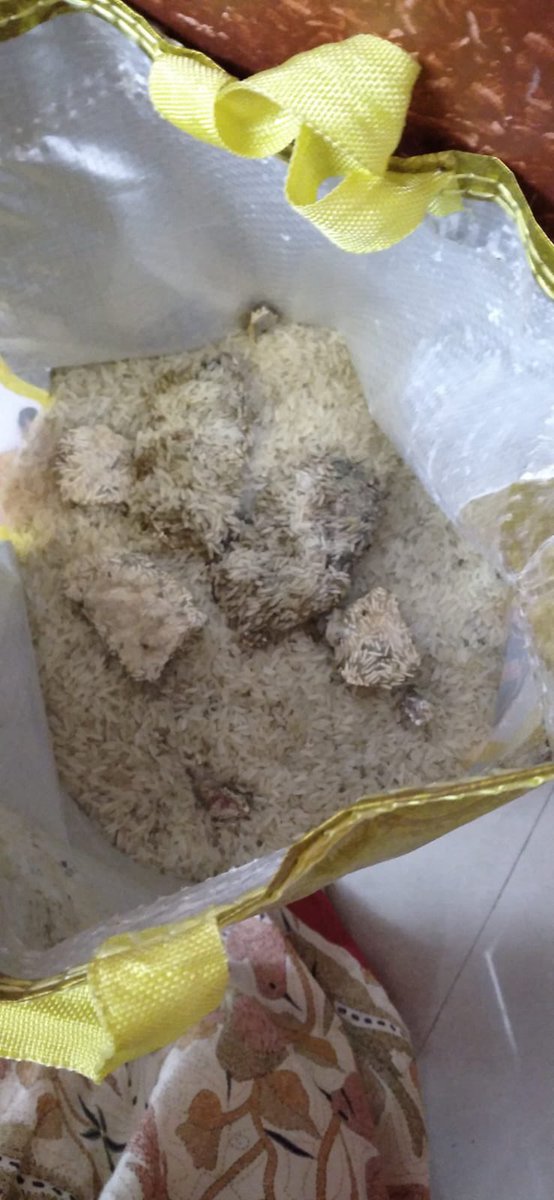 Ordered rice and see the quality! #blinkit