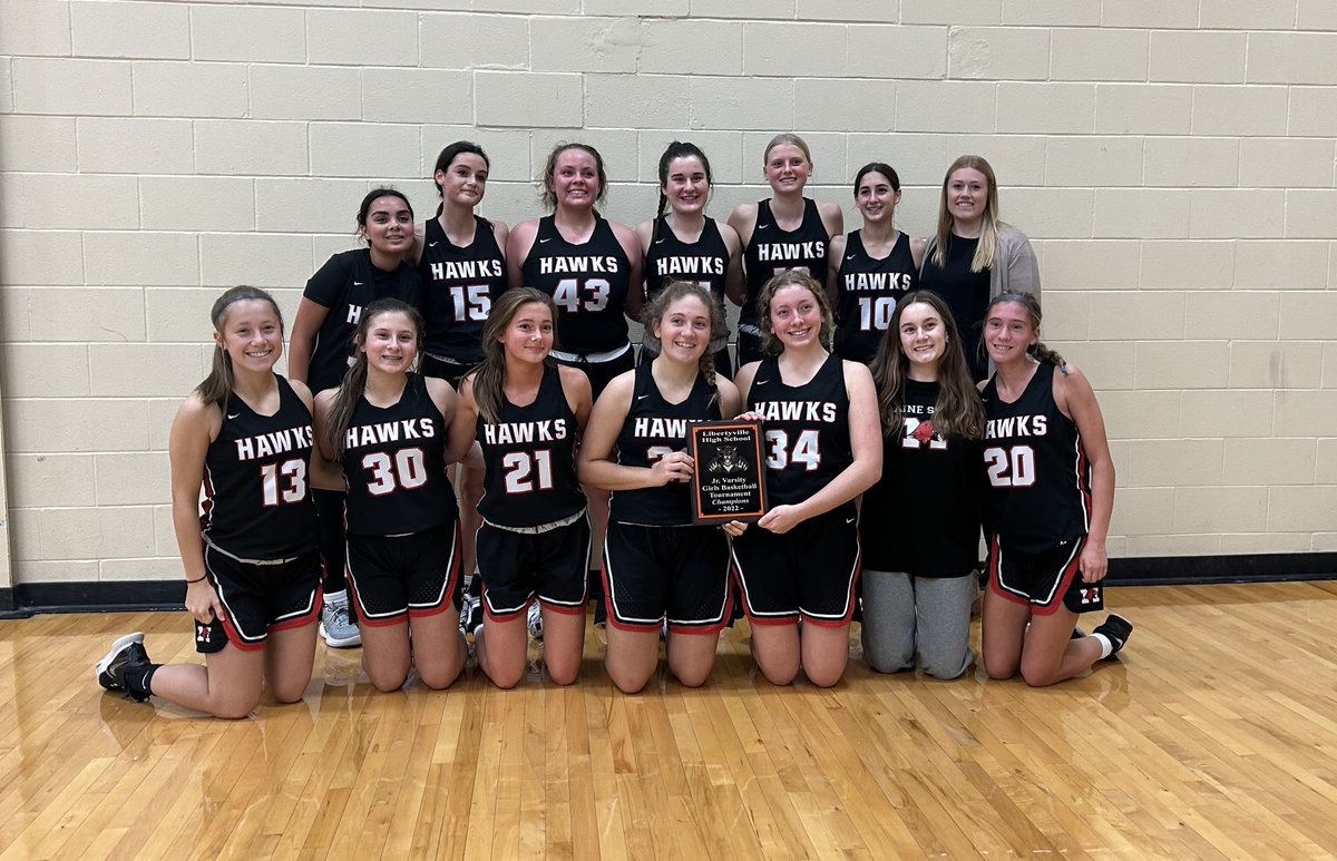 Congrats to Coach Kendeigh and the JV Team for winning the Libertyville Tournament Championship!  Go Hawks!
