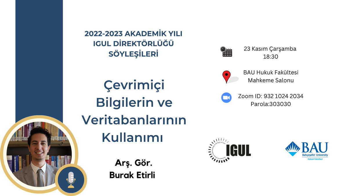 bauigul's tweet photo. Yarın saat 18.30’da IGUL Söyleşilerinin üçüncü buluşmasında görüşmek üzere! 👋🏻 https://t.co/CpYvX6vWmW
