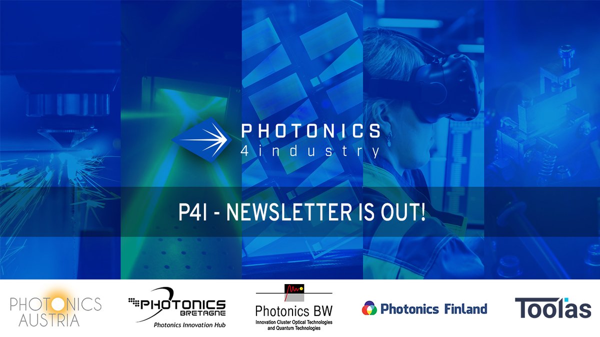 First and just released Photonics4Industry (P4I) Newsletter is now out! It includes information about P4I partners upcoming and ongoing actions such as P4I ClusterXchange opportunities and other relevant events. bit.ly/3gt6CIy #photonics #photonicseu #industry