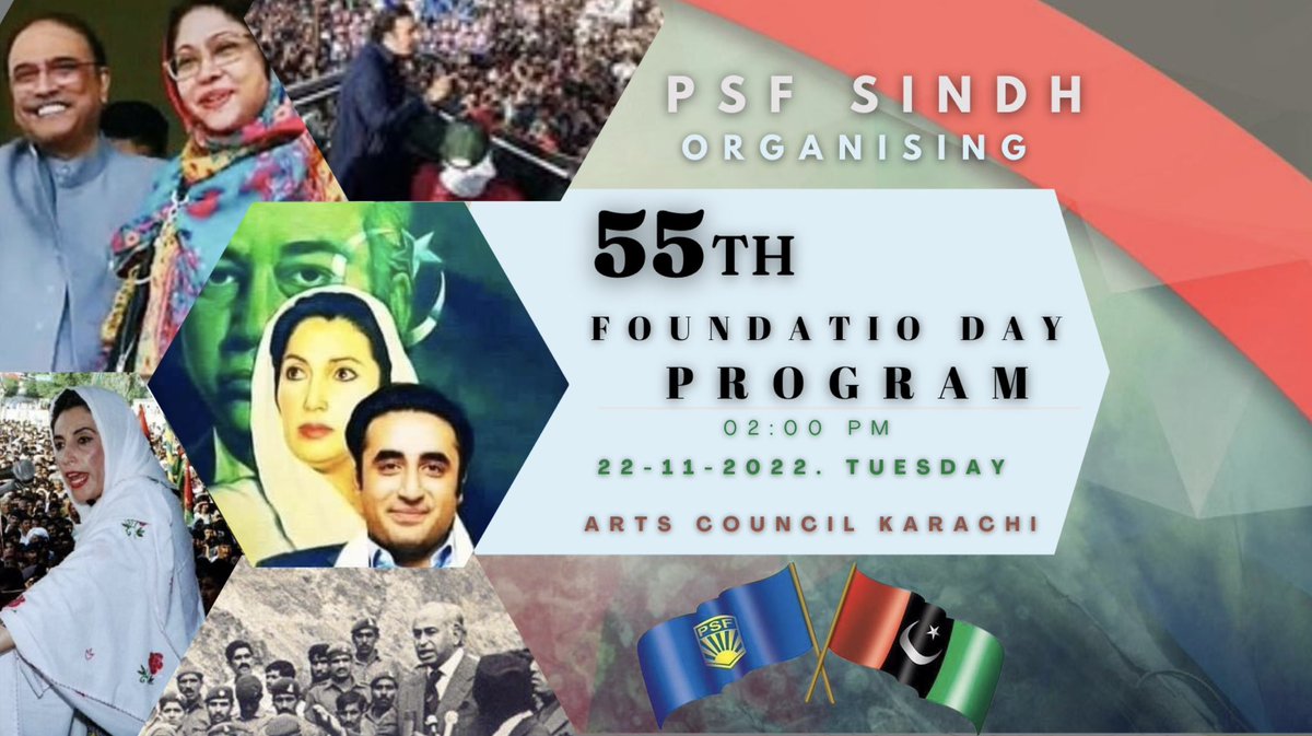 #55thFoundationDayByPSF

@BBhuttoZardari