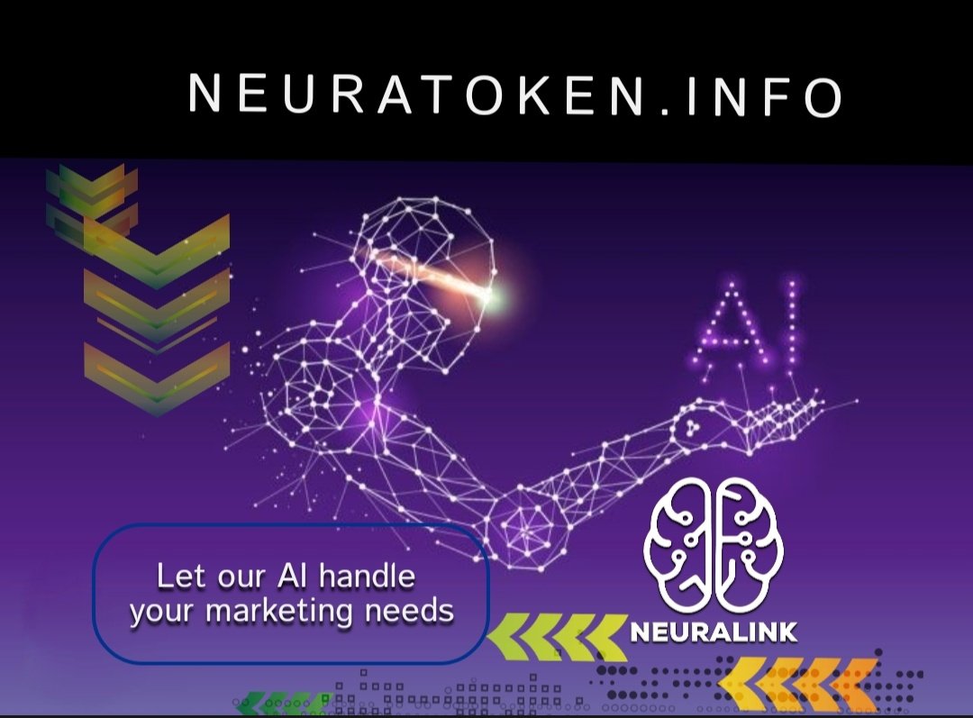 اجازه دهید هوش مصنوعی ما نیازهای بازاریابی شما را برطرف کند.
🌑🧠🧠🧠🌑
linktr.ee/neuralink

#Neuralink #neuraflection #1000xGem #altcoin #RBXS #cryptonews #CMC #ERC #ELONMUSK #Crypto #blockchain #CG