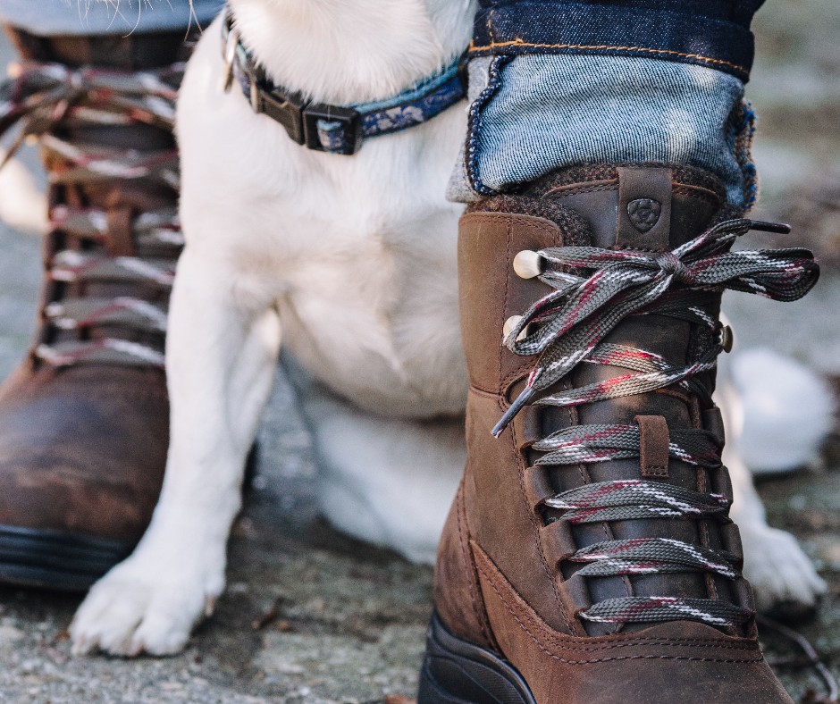 Our Harper waterproof boots make light work of cold weather chores and can be worn in any situation from riding to meeting up with friends after!