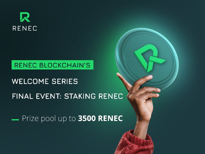 [RENEC Blockchain Welcome Series - Final Event] 💰💰💰 Total prizes up to 3500 RENEC Have you tried to discover what you can do on the RENEC Blockchain? If not, this is your chance to find out a few more interesting things and win exciting rewards!