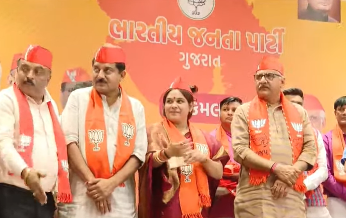 Former Congress MLA Kaminiba Rathod joins BJP