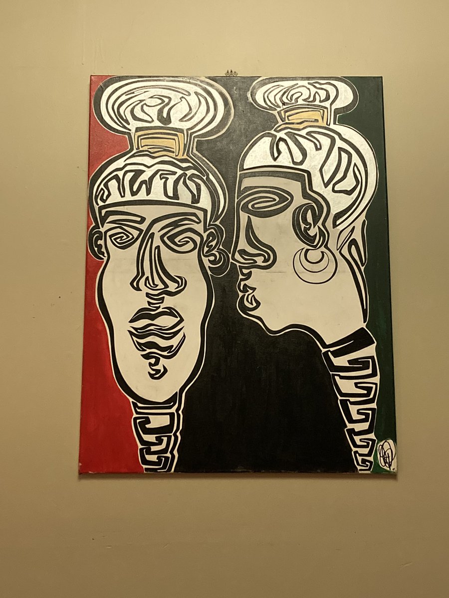 Berserkabstract's tweet photo. Saw my canvas Piece on display for the first time at the black history museum on Sunday♥️🖤. #BERSERKABSTRACTS #Berserk #Absrtact #Abstractart #Original #Authentic #AbsractArtist #Artimitateslife https://t.co/fEEiVZXWjd