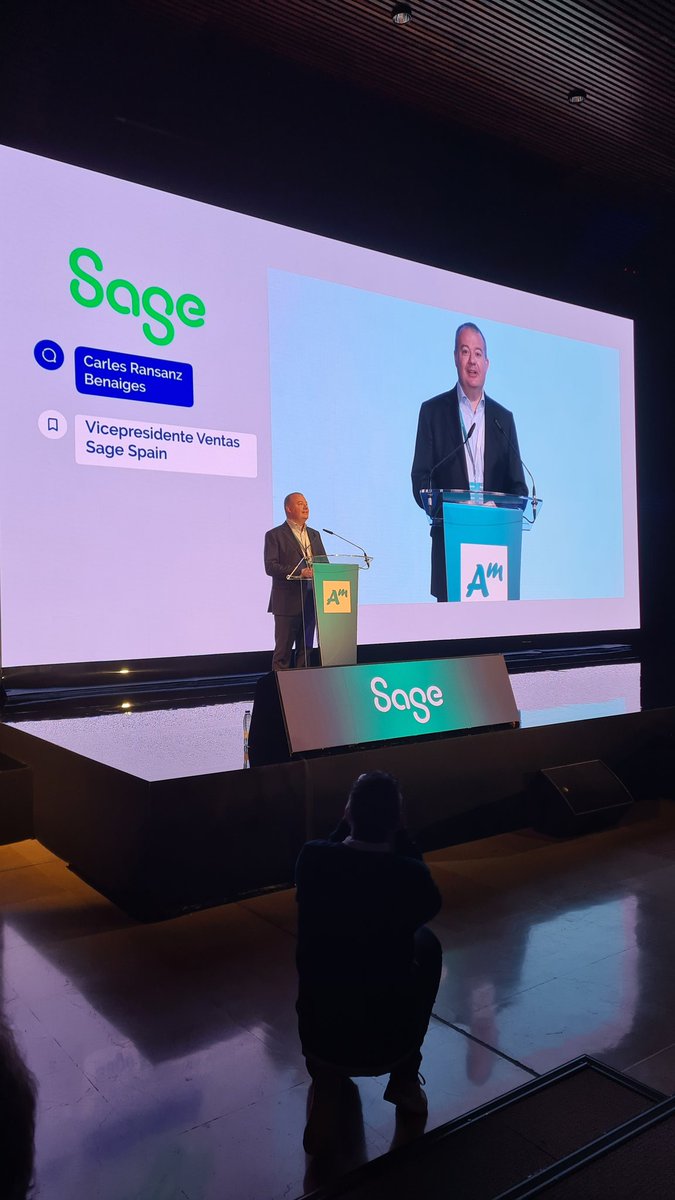 Andalucia Management (@amcongreso) on Twitter photo .<a href="/Cransanz/">Carles Ransanz</a>, Vicepresidente de Ventas de <a href="/SageSpain/">Sage Spain</a>, presenta a <a href="/edans/">Enrique Dans</a> en #AM2022 .<a href="/Cransanz/">Carles Ransanz</a>, Vicepresidente de Ventas de <a href="/SageSpain/">Sage Spain</a>, presenta a <a href="/edans/">Enrique Dans</a> en #AM2022