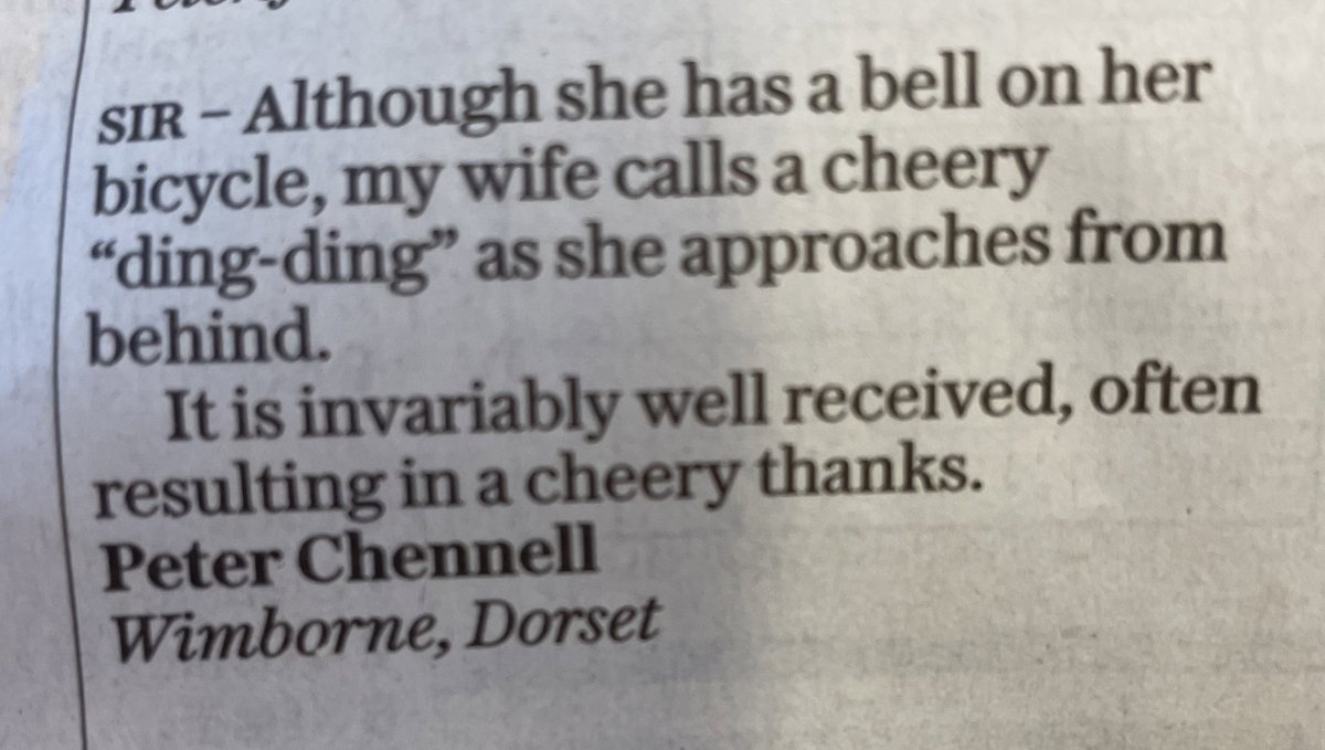 ChrisMasonBBC's tweet image. The letters pages to newspapers are tremendous. This courtesy of today’s @Telegraph