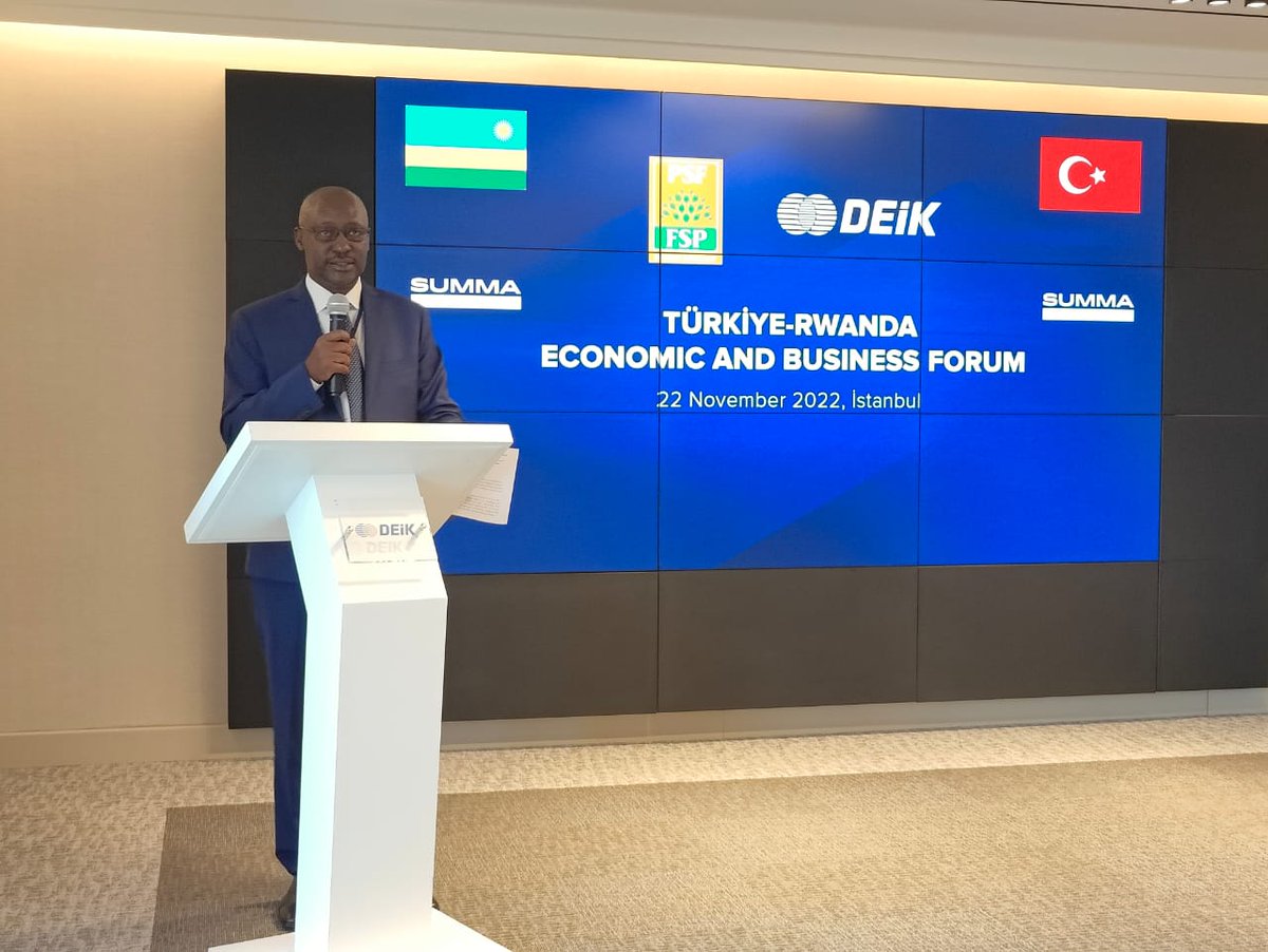 .<a href="/robertbafa/">Robert Bafakulera</a> "I would emphasize to Turkish business operators that this is a most favorable time for doing business in Rwanda. We are here to look for trade &amp; investment opportunities &amp; we are ready to provide any support you might need to invest in Rwanda
#PSFInTurkey