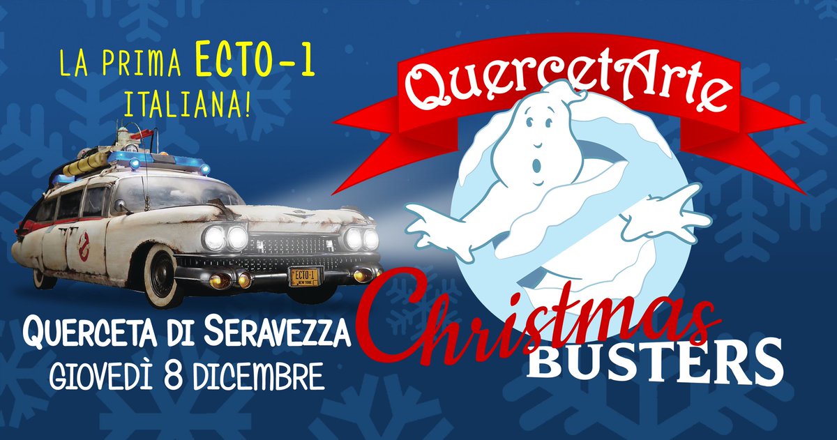 Giovedì 8 dicembre Querceta si prepara per le Festività con la sua eccezionale festa: "Christmas Busters"