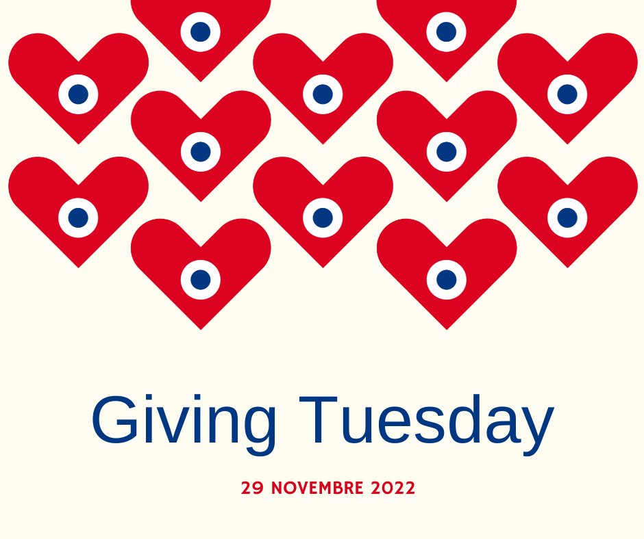 J-7 avant le #GivingTuesdayFR 🤝 

Vous souhaitez libérer votre générosité ? Rejoignez le mouvement Giving Tuesday qui sera célébré en France et dans plus de 150 pays, le 29 novembre 2022.

Pour plus de renseignement sur le mouvement : 
👉fondation.upvd.fr/egalite-des-ch…