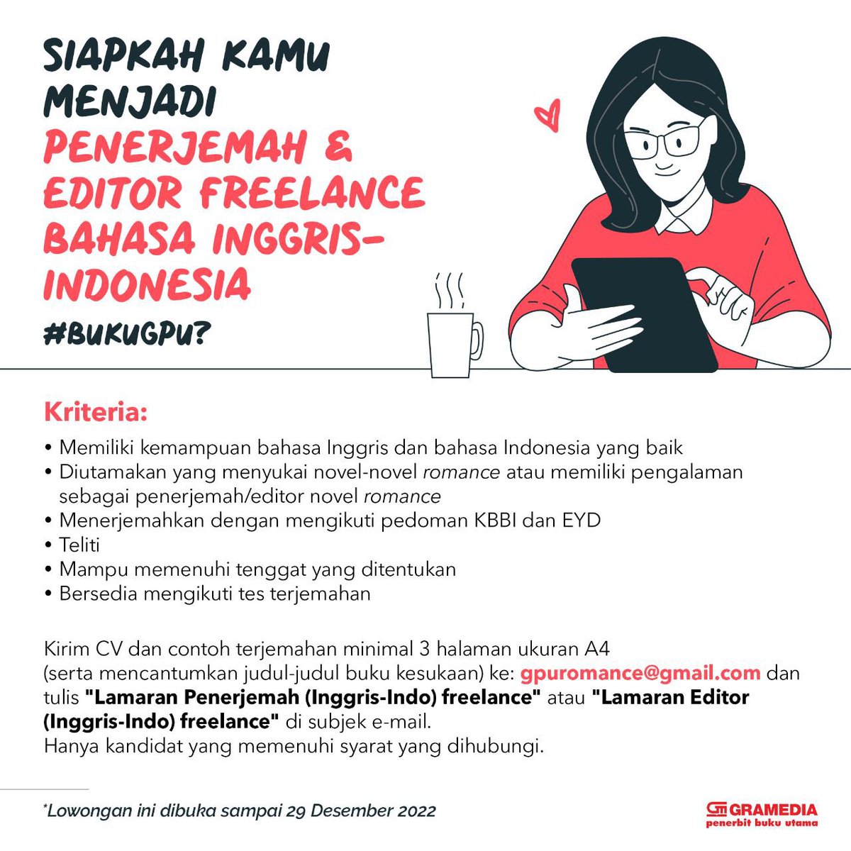 hetih's tweet photo. Lowongan https://t.co/dgeUnhwmaf