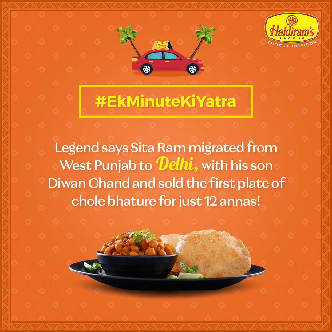 Now all the away to Delhi to have some Chole Bhature to kick start the day and fill up the stomach for the ride ahead.

#haldirams #Minutekhana #foodpartytrays #reelkaro #eatrepeat #foodloversdiary #foodtrends #indianfoodbloggers